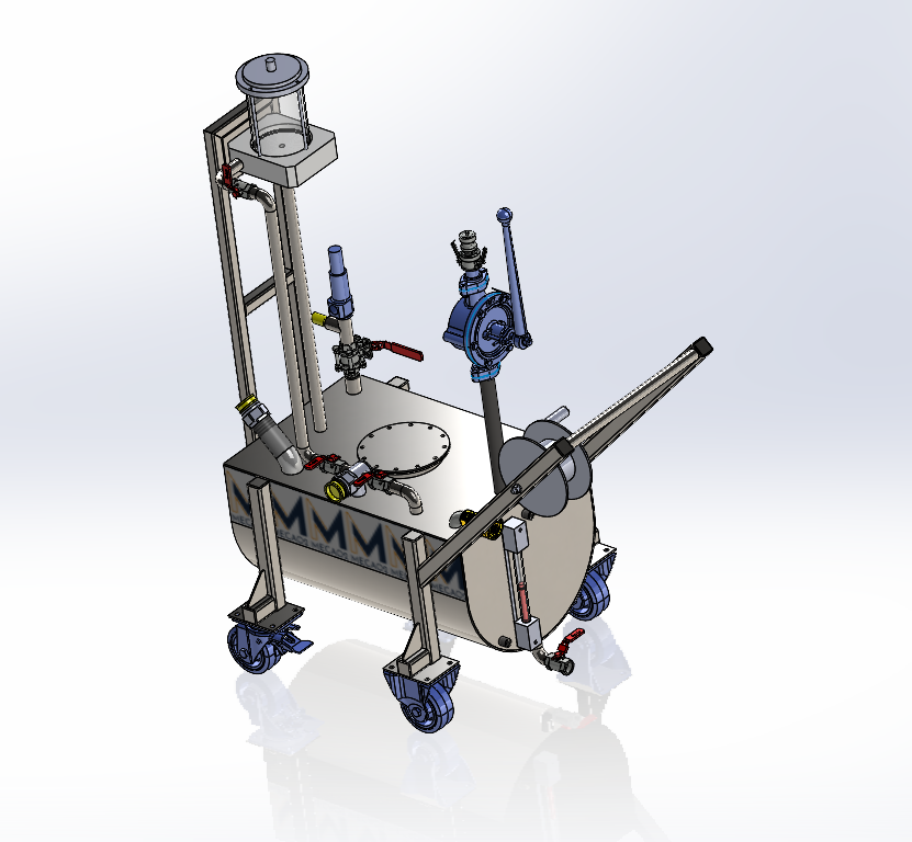 Étude et conception d’un chariot mobile en inox pour l’industrie pétrolière