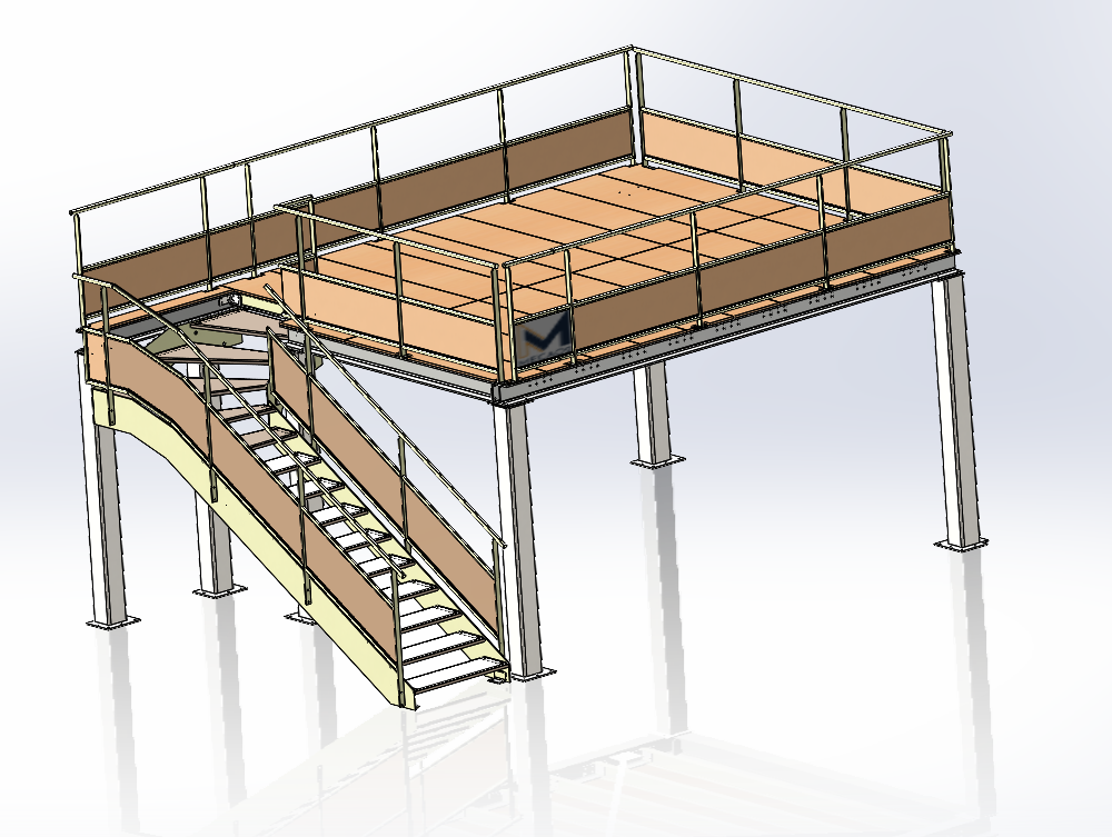 Mezzanine d’un magasin Espace Saint Quentin - 78180 Montigny-le-Bretonneux